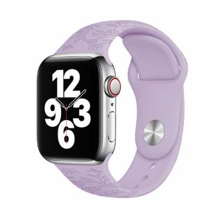 Letní řemínek pro Apple Watch - Fialová louka Velikost: 42/44/45/49mm, Obvod zápěstí: S-M (menší až střední obvod zápěstí), Barva: Fialová