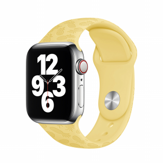 Letní řemínek pro Apple Watch - Žlutý ananas Velikost: 42/44/45/49mm, Obvod zápěstí: M-L (střední až větší obvod zápěstí), Barva: Žlutá