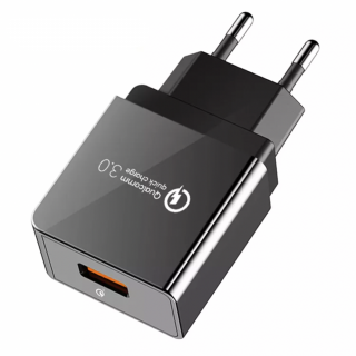 Napájecí Adaptér 18W - USB-A - Černý