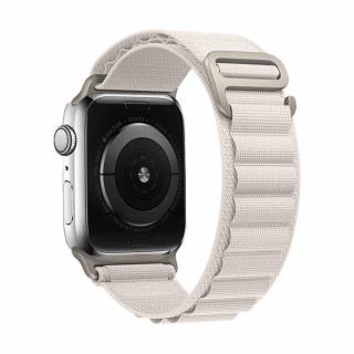 Nylonový řemínek alpský tah na Apple Watch - Bílý Velikost: 38/40/41mm, Barva: Bílá