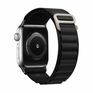 Nylonový řemínek alpský tah na Apple Watch - Černý Velikost: 38/40/41mm, Barva: Černá