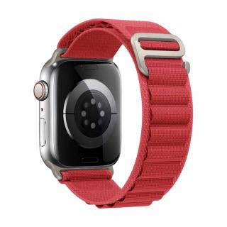 Nylonový řemínek alpský tah na Apple Watch - Červený Velikost: 38/40/41mm, Barva: Červená