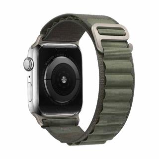 Nylonový řemínek alpský tah na Apple Watch - Khaki Velikost: 38/40/41mm, Barva: Khaki