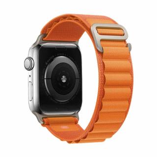 Nylonový řemínek alpský tah na Apple Watch - Oranžový Velikost: 38/40/41mm, Barva: Papaya