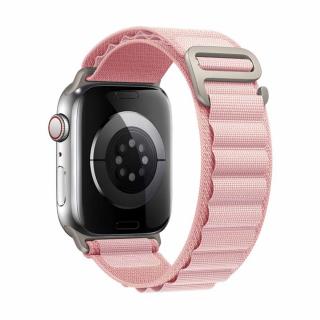 Nylonový řemínek alpský tah na Apple Watch - Růžový Velikost: 38/40/41mm, Barva: Lososová