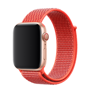 Nylonový řemínek na Apple Watch - Nektarinka Velikost: 38/40/41mm, Barva: Červená