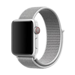 Nylonový řemínek na Apple Watch - Pearl Velikost: 38/40/41mm, Barva: Fog