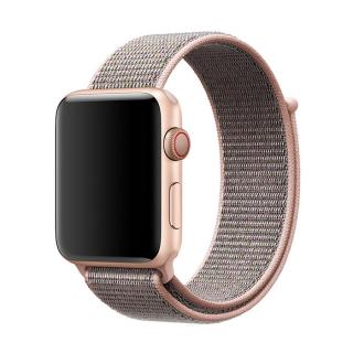 Nylonový řemínek na Apple Watch - Pink sand Velikost: 38/40/41mm, Barva: Růžová