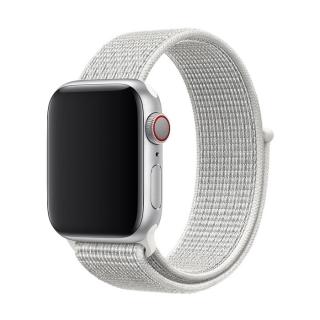 Nylonový řemínek na Apple Watch - Summit White Velikost: 38/40/41mm, Barva: Bílá