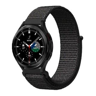 Nylonový řemínek na chytré hodinky - Černo-červený Velikost: 22mm, Barva: Černá