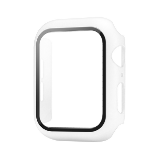 Ochranné pouzdro s tvrzeným sklem pro Apple Watch - Bílé Velikost: 38mm