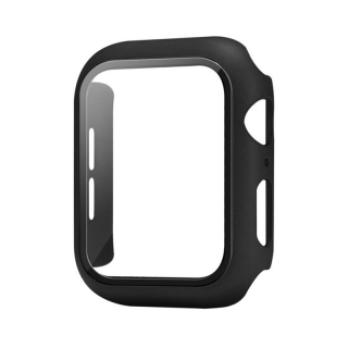 Ochranné pouzdro s tvrzeným sklem pro Apple Watch - Černé Velikost: 38mm