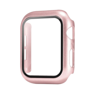 Ochranné pouzdro s tvrzeným sklem pro Apple Watch - Rosegold Velikost: 38mm
