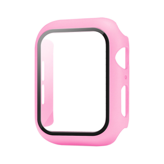 Ochranné pouzdro s tvrzeným sklem pro Apple Watch - Růžové Velikost: 38mm
