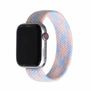 Pletený navlékací řemínek pro Apple Watch - Diamond Pink Velikost: 38/40/41mm, Obvod zápěstí: M (střední obvod zápěstí), Barva: Světle růžová