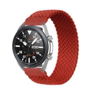 Pletený navlékací řemínek pro chytré hodinky - Červený Velikost: 20mm, Obvod zápěstí: M (střední obvod zápěstí), Barva: Červená