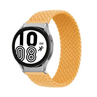 Pletený navlékací řemínek pro chytré hodinky - Žlutý Velikost: 20mm, Obvod zápěstí: M (střední obvod zápěstí), Barva: Žlutá