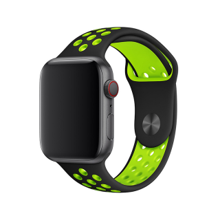 Sportovní řemínek na Apple Watch - Black-Volt Velikost: 38/40/41mm, Obvod zápěstí: M-L (střední až větší obvod zápěstí), Barva: Black-Volt