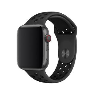 Sportovní řemínek na Apple Watch - Černý Velikost: 38/40/41mm, Obvod zápěstí: S-M (menší až střední obvod zápěstí), Barva: Černá