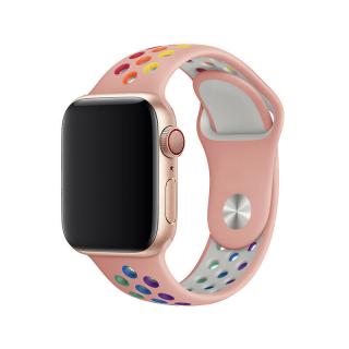 Sportovní řemínek na Apple Watch - Rainbow pink Velikost: 38/40/41mm, Obvod zápěstí: M-L (střední až větší obvod zápěstí), Barva: Rainbow pink