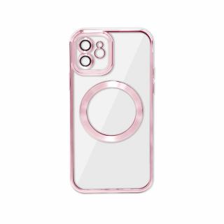 Stylový obal na iPhone s Magsafe - Růžový Model: iPhone 12 Pro