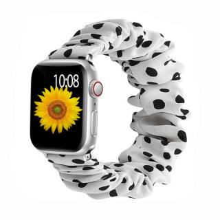 Stylový řemínek pro Apple Watch - Bílo-černý Velikost: 38/40/41mm, Barva: Bílo-černá