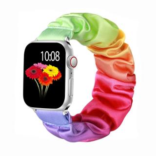 Stylový řemínek pro Apple Watch - Duhový Velikost: 38/40/41mm, Barva: Rainbow black
