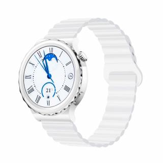 Stylový řemínek s magnetem pro chytré hodinky 22mm Velikost: 22mm, Barva: Bílá