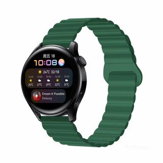 Stylový řemínek s magnetem pro chytré hodinky 22mm Velikost: 22mm, Barva: Khaki