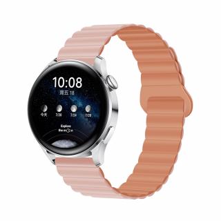 Stylový řemínek s magnetem pro chytré hodinky 22mm Velikost: 22mm, Barva: Pink sand