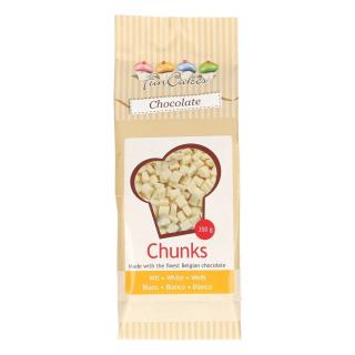 FC Chunks čokoládky White 350g (biele)