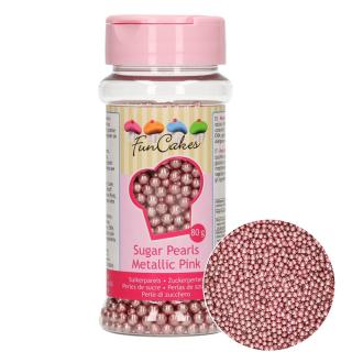 FC posyp perličky perleťové ružové 80g