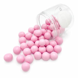 HS posyp čokoládové perly lesklé M - Pink 90g