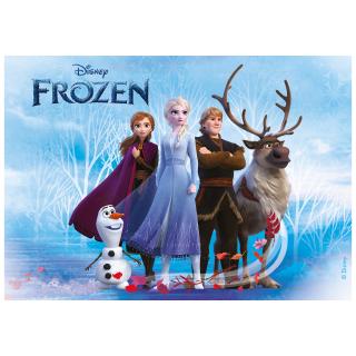 Jedlý obrázok Frozen obdĺžnik 14,8x21 cm (236054)