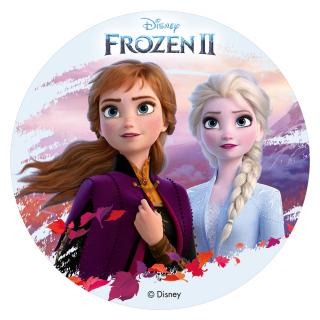 Jedlý obrázok Frozen2 - 2  kruh 20cm (114383)