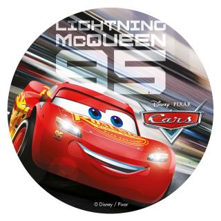 Jedlý obrázok McQueen kruh 20cm (114370)