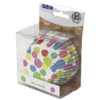 Košíčky na muffiny PME - Balóny 30ks