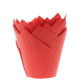 Košíčky na muffiny Tulip Red 36ks (HOF)