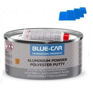 Hliníkový tmel 250 g  + sada špachtlí (BLUE-CAR ALU tmel 250 g)