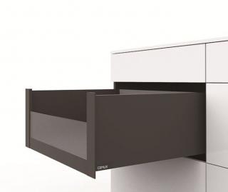 Cemux H Box SLIM vnitřní zásuvka H102 čelní sklo H199 antracit Délka: 400 mm
