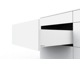 Cemux H Box SLIM zásuvka TIP-ON bílá H167 Délka: 400 mm
