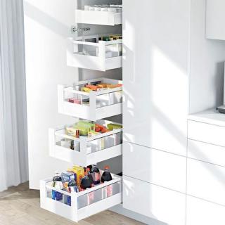 Cemux kování pro potravinovou skříň A Box sklo modul 450 mm bílý