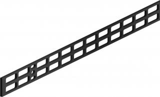 ROC DESIGN - horní kolejnice B03 ocel černá mat Délka: 195 cm