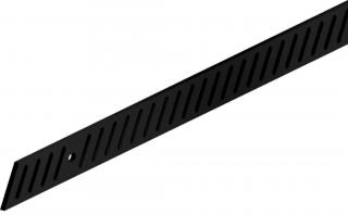 ROC DESIGN - horní kolejnice D05 ocel černá mat Délka: 195 cm