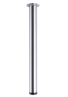Stolová noha průměr 60 mm - výška 1100 mm chrom matný