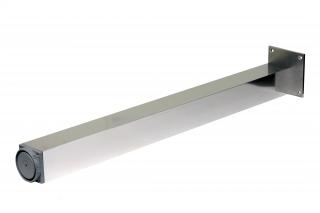Stolová noha výška 710 mm 60 x 60 mm s regulací chrom