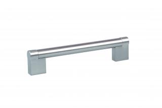 Úchytka kovová Penka broušený nikl Barva: nikl broušený, Rozteč: 432 mm