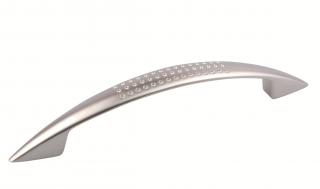 Úchytka kovová Ruona Barva: satin nikl, Rozteč: 96 mm