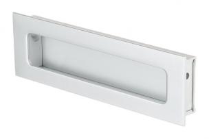 Úchytka Pesar I zápustná Eloxovaný hliník Rozteč: 128 mm
