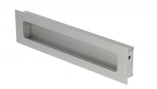 Úchytka Pesar I zápustná Eloxovaný hliník Rozteč: 160 mm